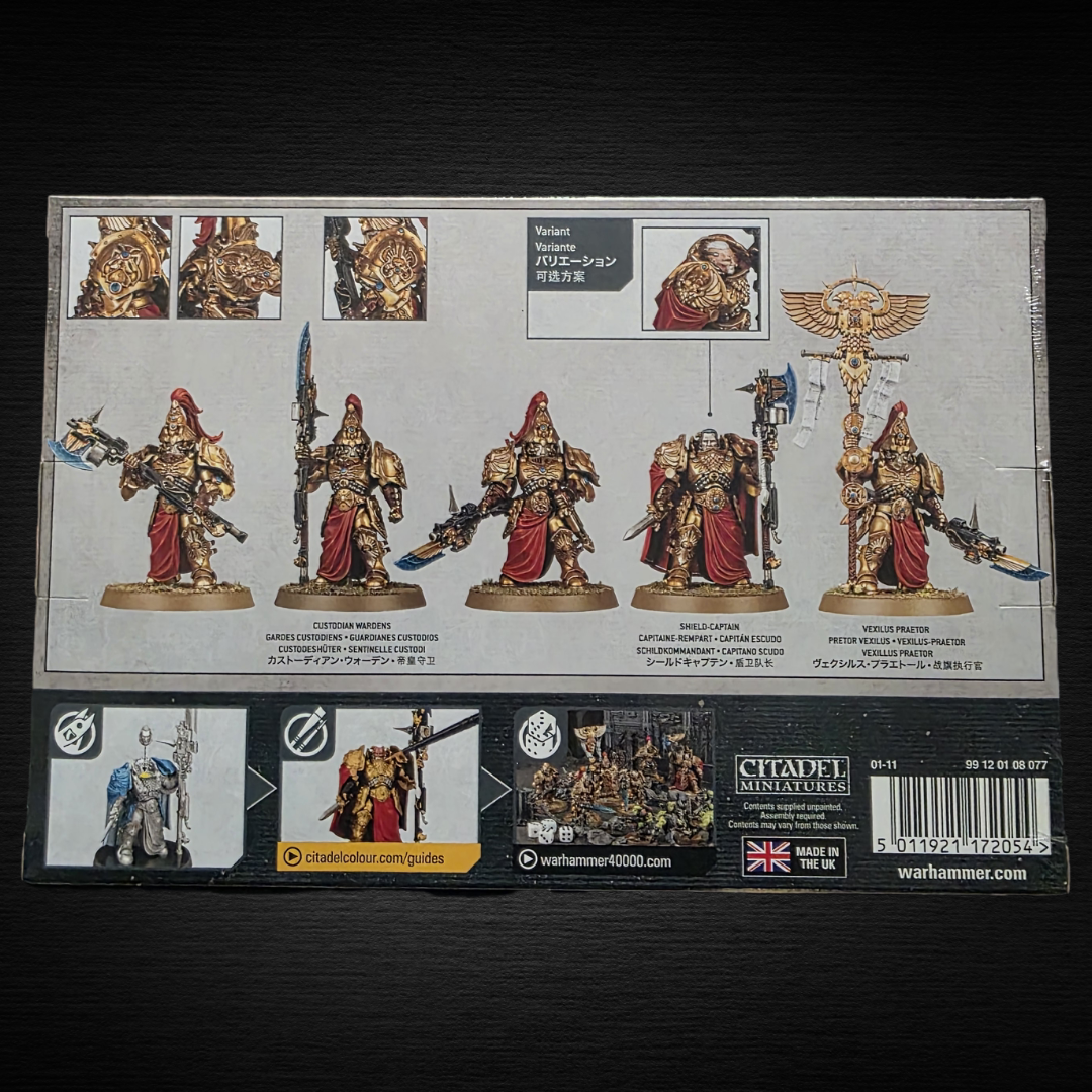 Warhammer 40k Adeptus Custodes Custodian Wardes