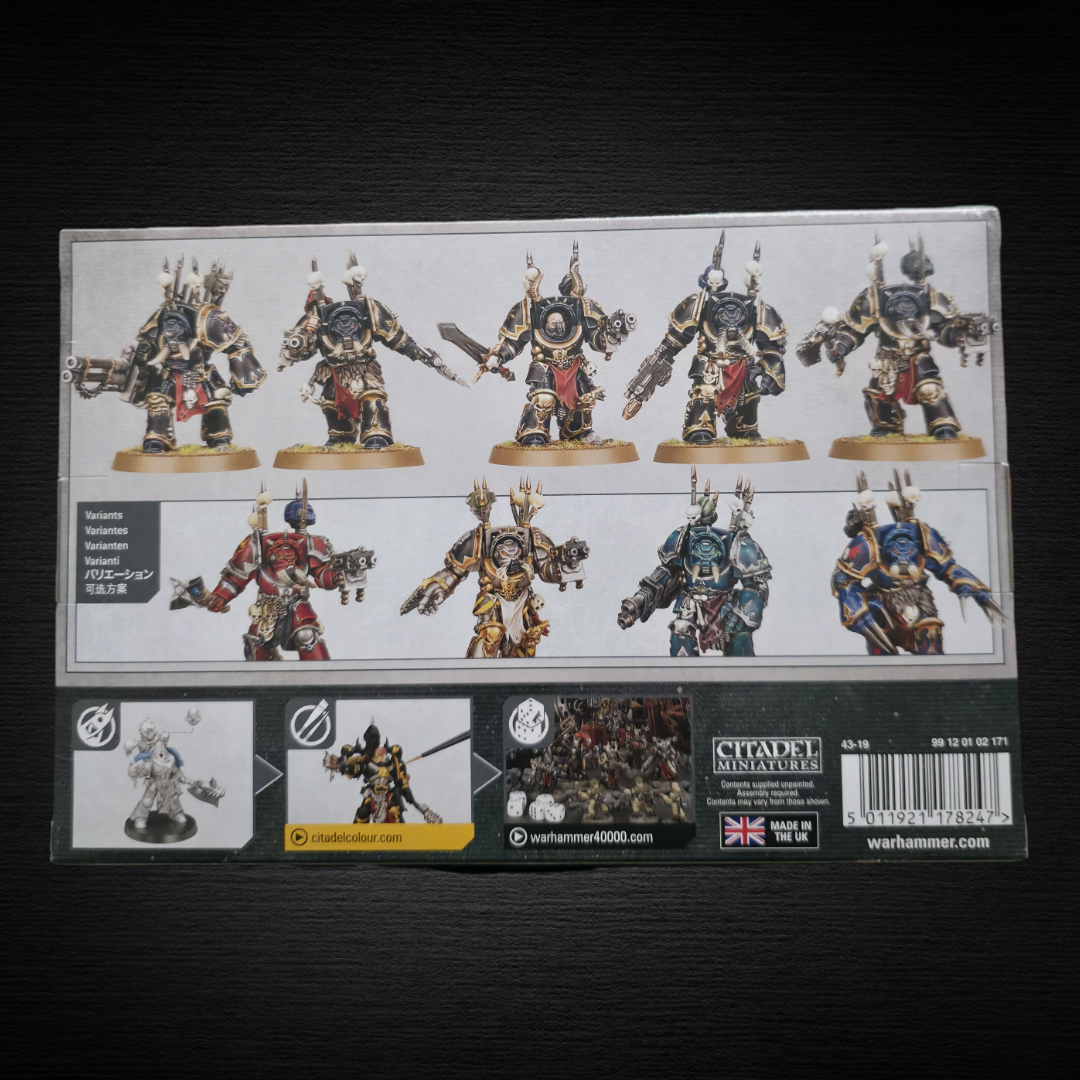 Warhammer 40k Chaos Spaces Marines Chaos Terminator Squad