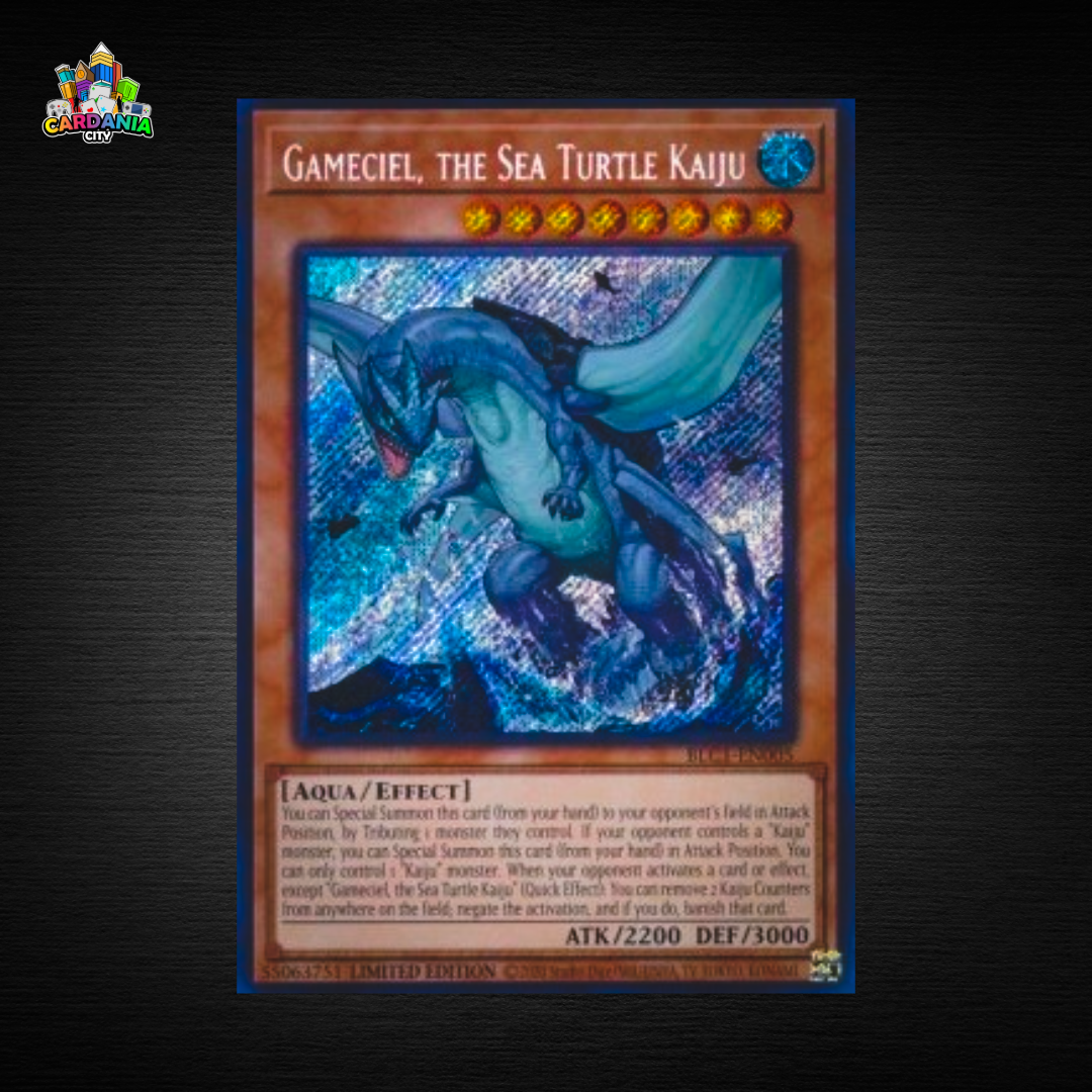 Yu-Gi-Oh!-Einzelkarte Gameciel, der Kaiju der Meeresschildkröte