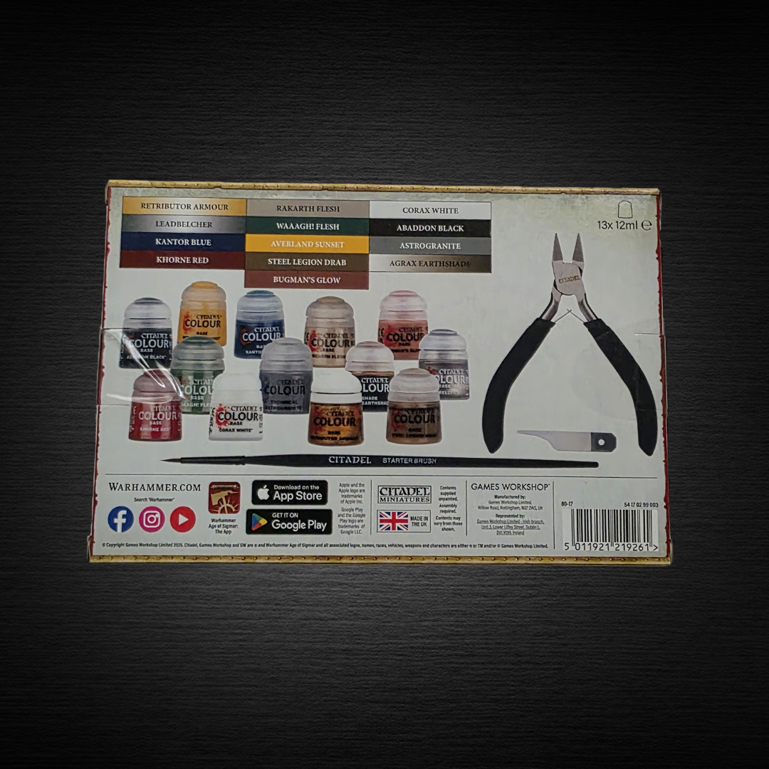 Warhammer Age of Sigmar Paints + Tools Set