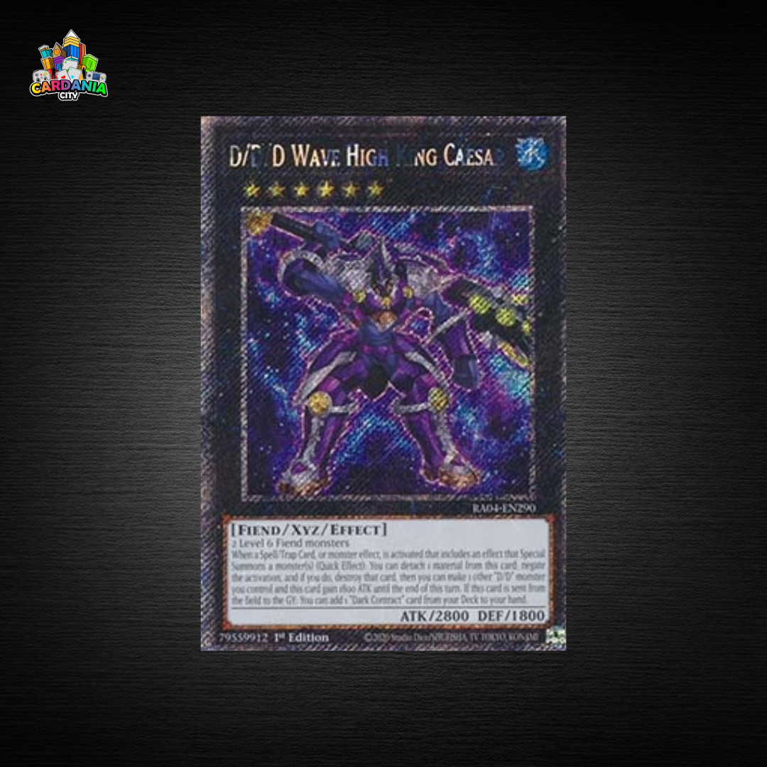 Yu-Gi-Oh!-Einzelkarte D/D/D-Wellenhochkönig Caesar