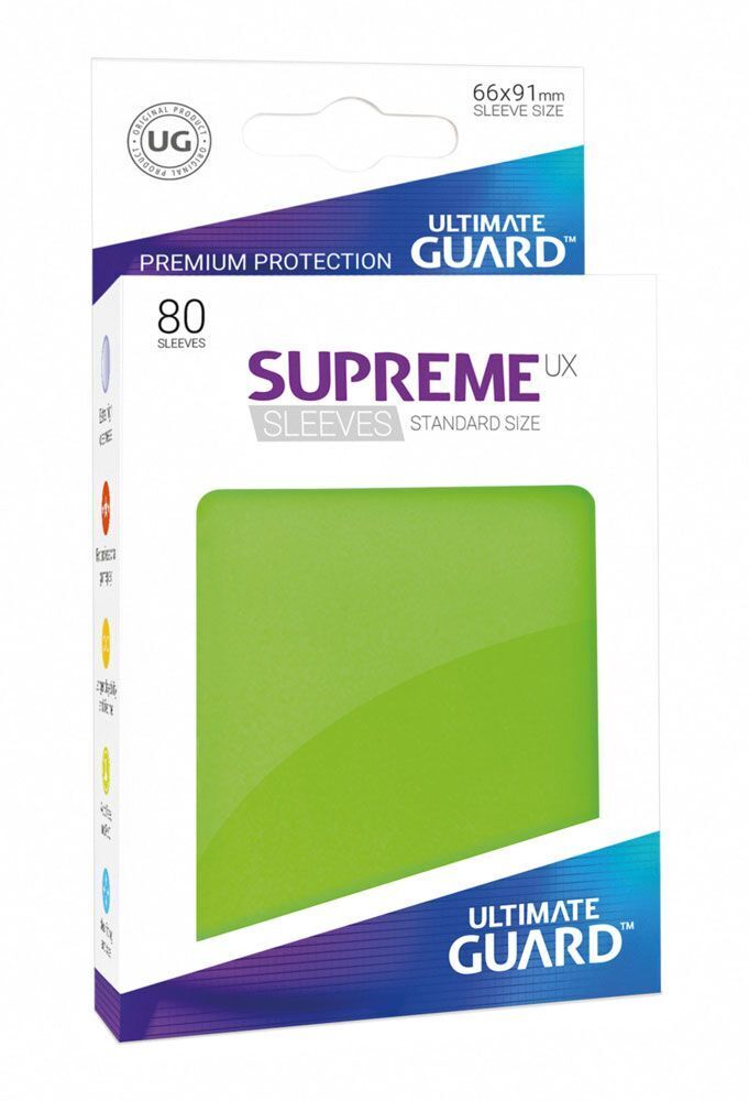 Ultimate Guard Supreme UX Ärmel Standardgröße Hell Grün (80)