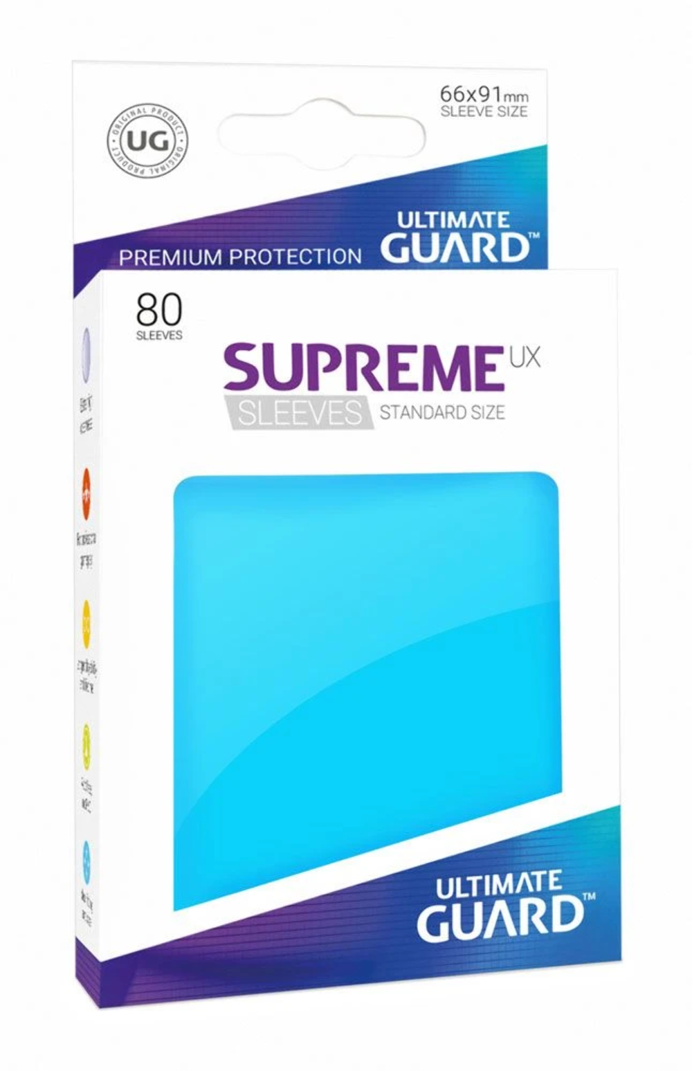 Ultimate Guard Supreme UX Ärmel Standardgröße Matte Aquamarine (80)