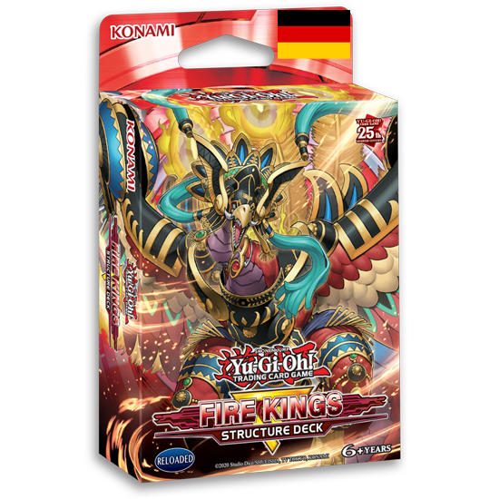 Yu-Gi-Oh Fireking Structure Deck Deutsch