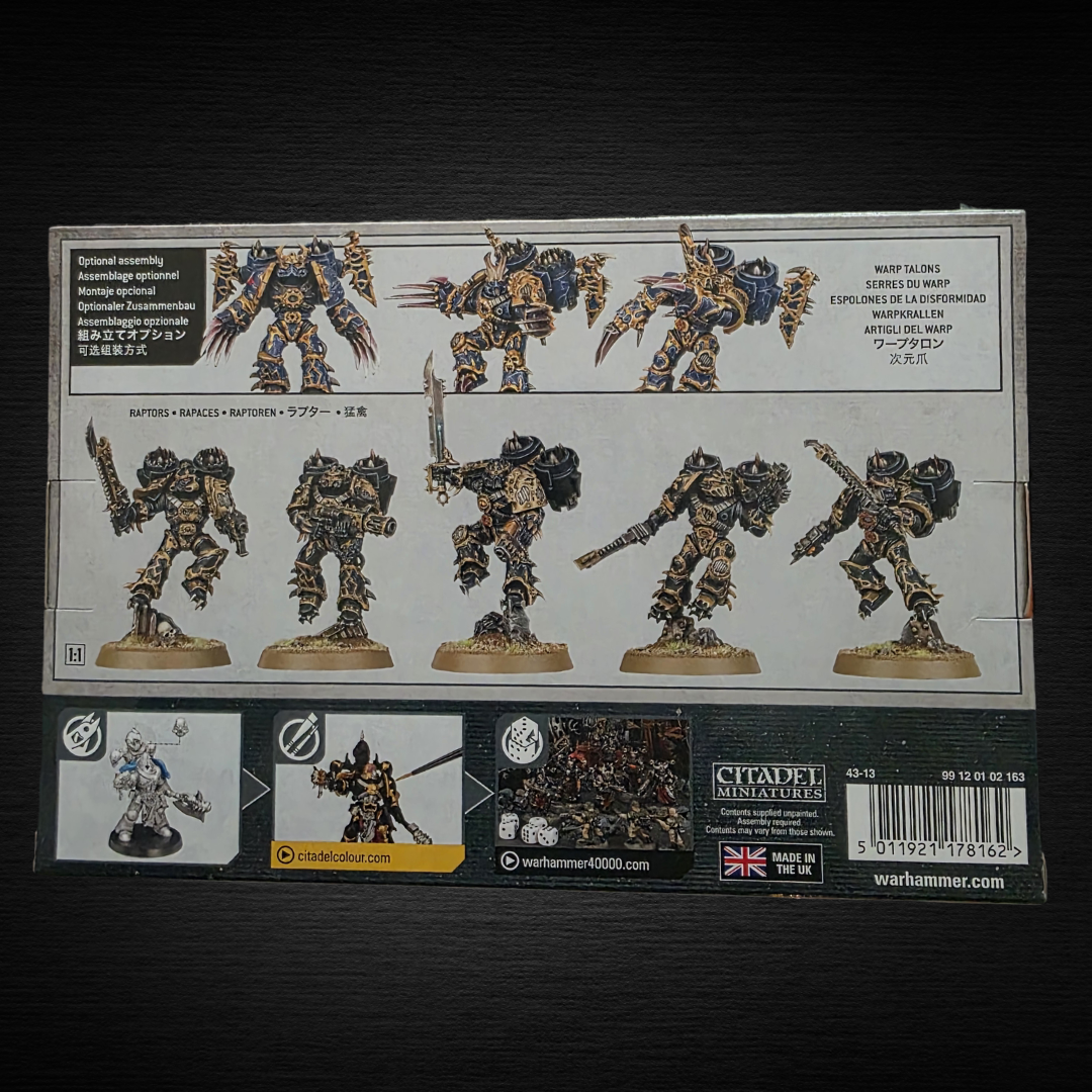Warhammer 40k Chaos Space Marines Raptors