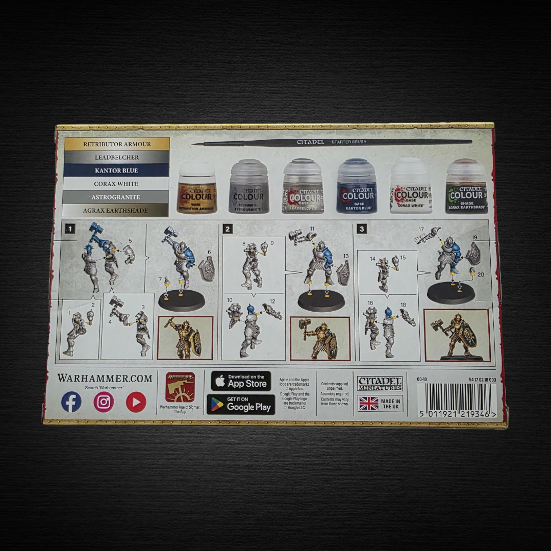 Warhammer Age of Sigmar Stormcast Eternals Paint Set