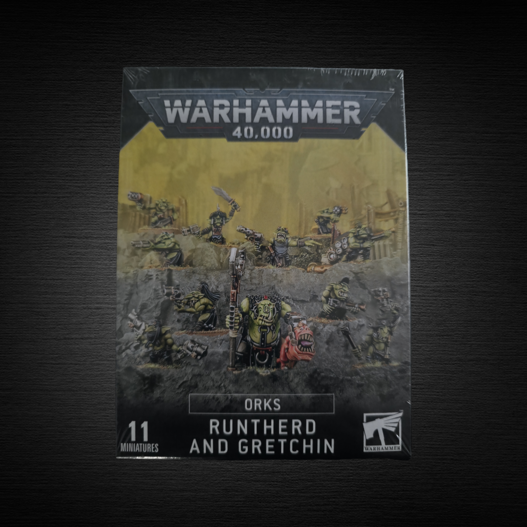 Warhammer 40k Orks Runtherd and Gretchin