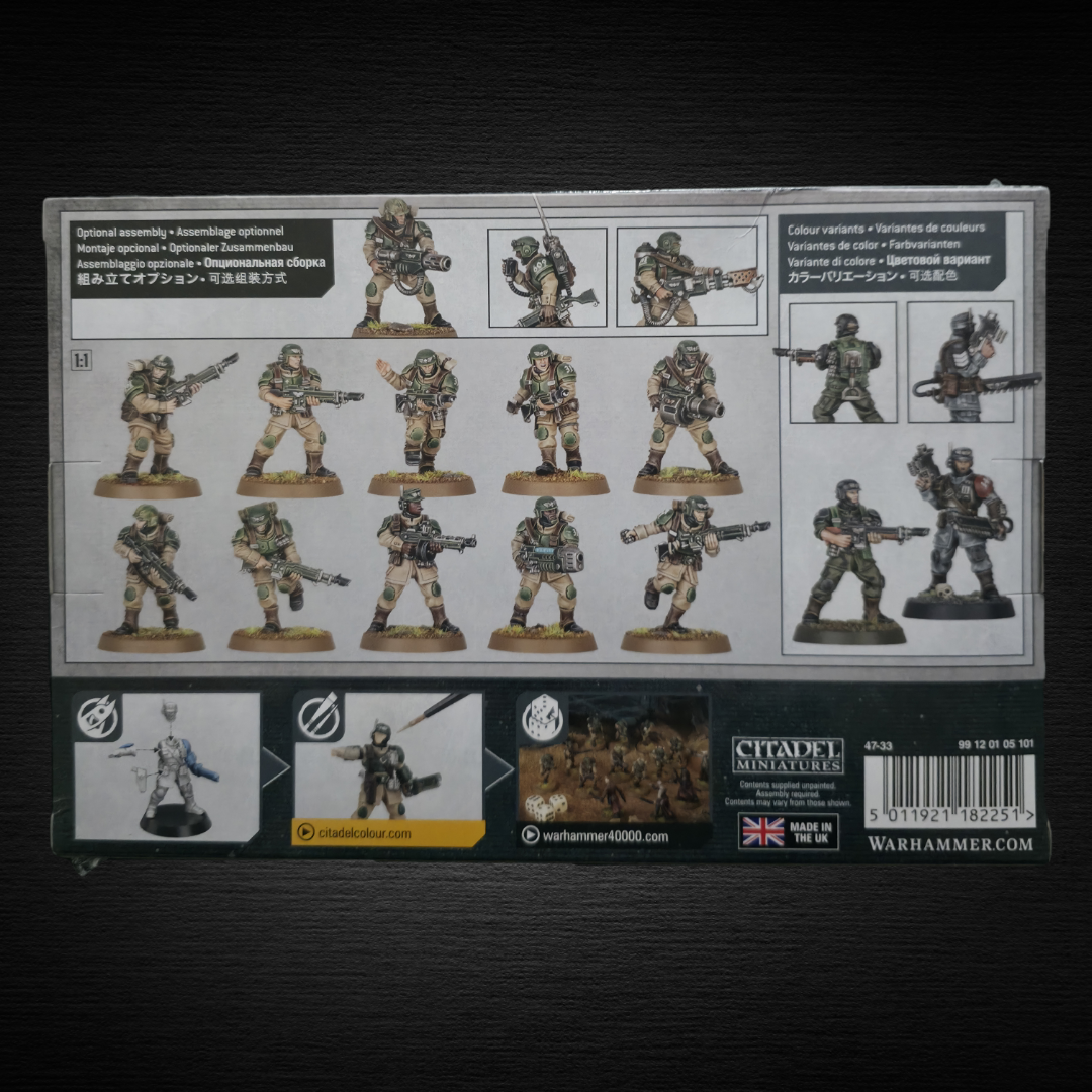 Warhammer 40k Astra Militarum Cadian Shock Troops