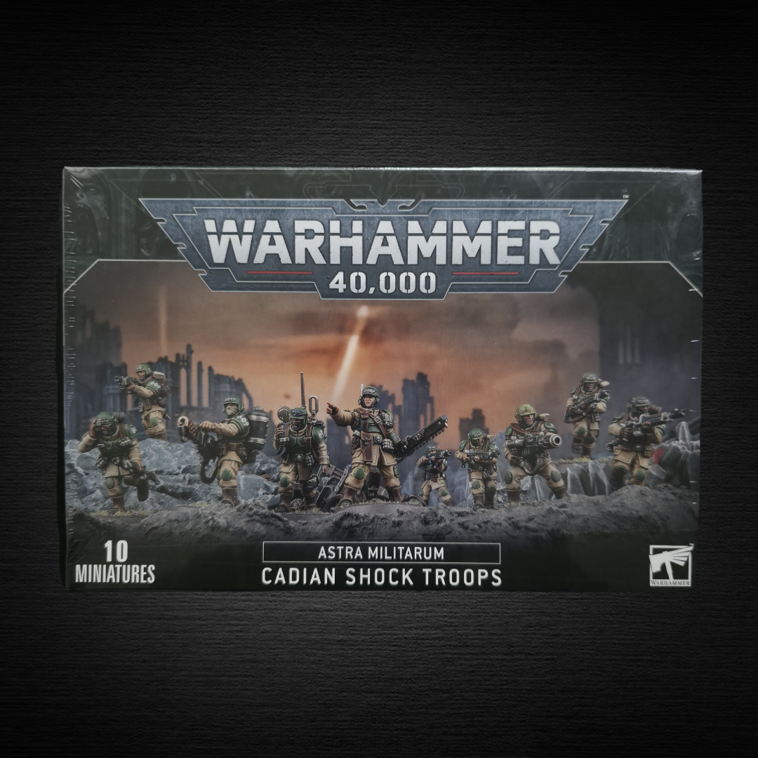 Warhammer 40k Astra Militarum Cadian Shock Troops