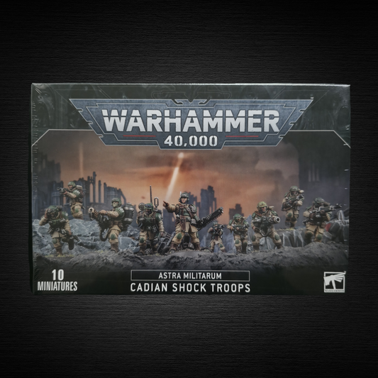 Warhammer 40k Astra Militarum Cadian Shock Troops