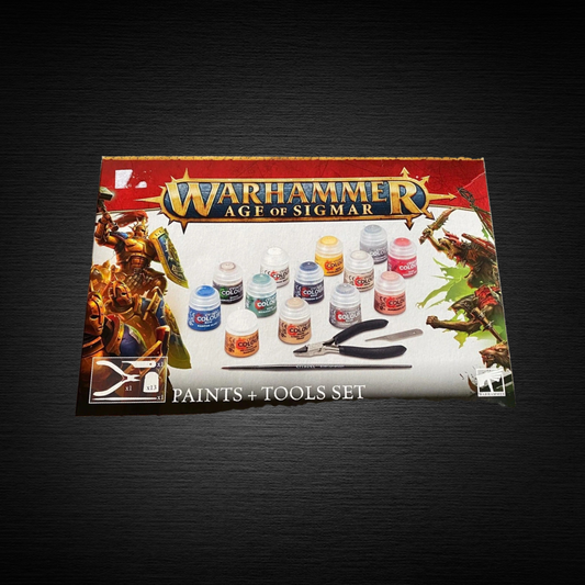 Warhammer Age of Sigmar Paints + Tools Set