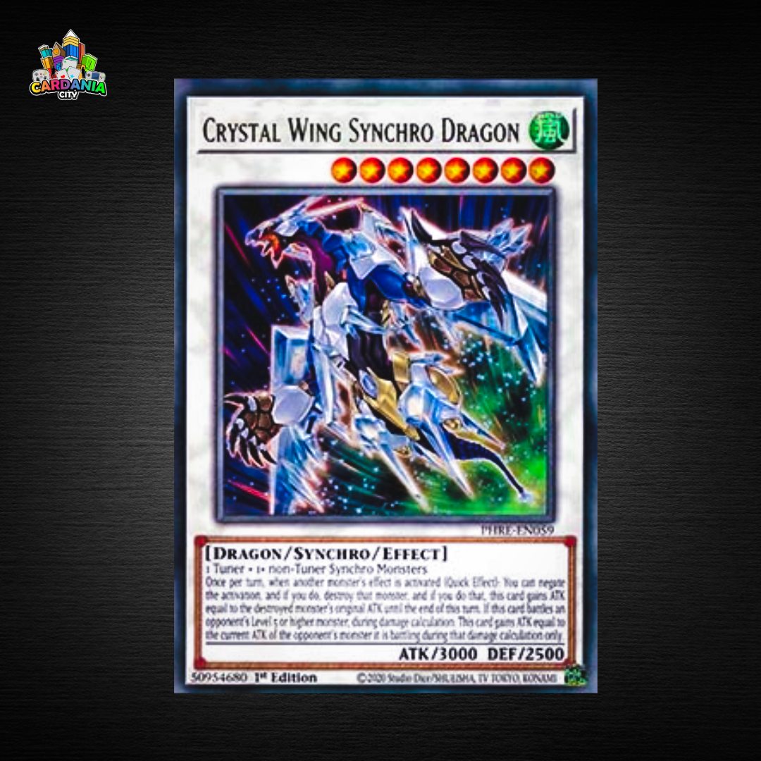 Yu-Gi-Oh!-Einzelkarte Kristallfkügel-Synchrodrache