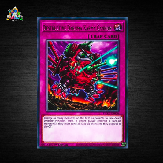 Yu-Gi-Oh!-Einzelkarte Zerstörerische Daruma-Karmakanone